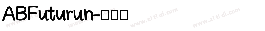 AB Futurun字体转换